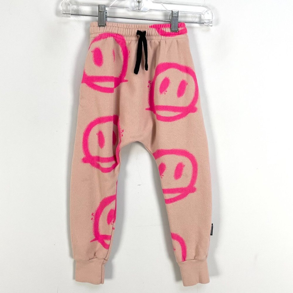 Nununu Unisex Size 4-5 Kids Drop Crotch Pants Casual Joggers